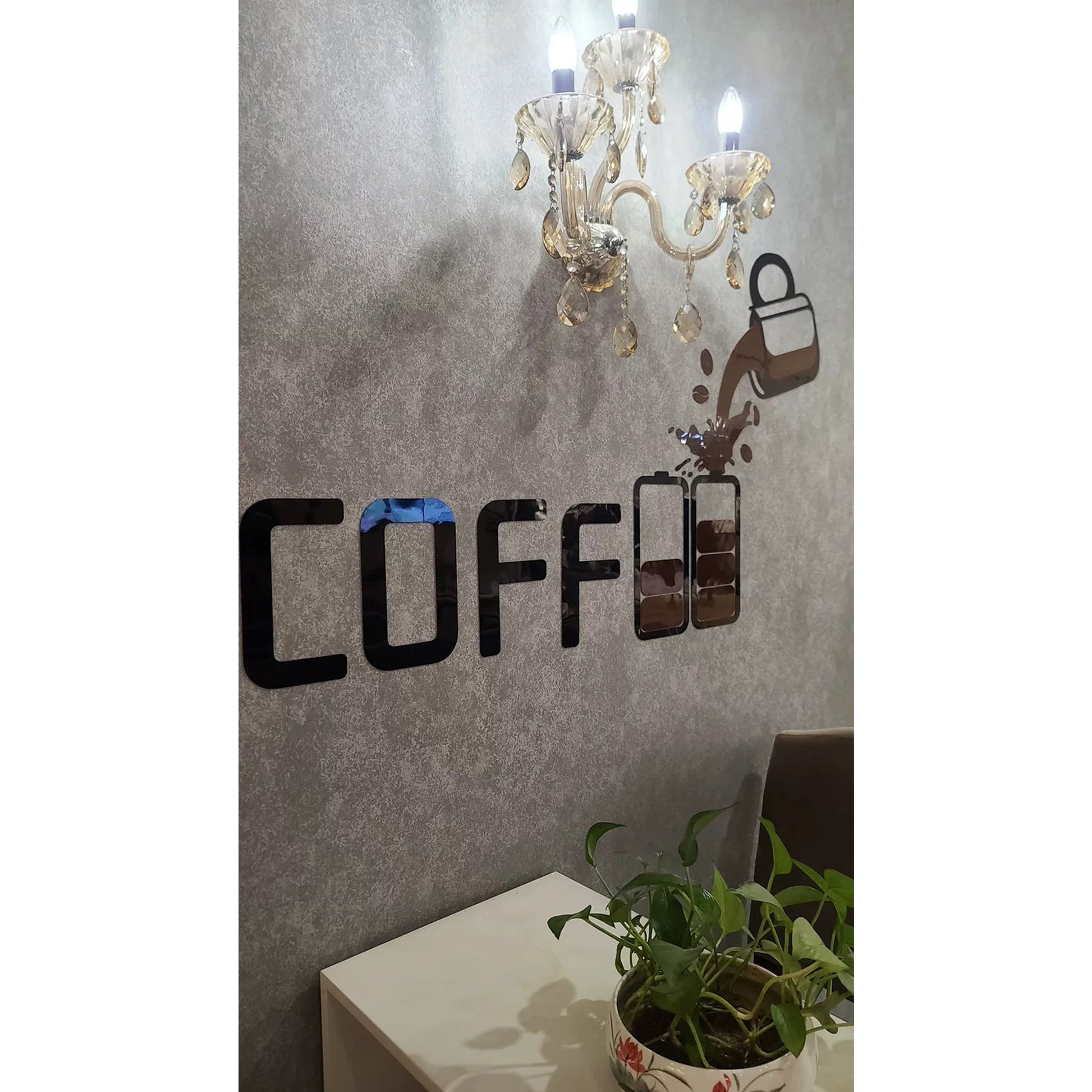 Coffee Wall Art Decor for Home Kitchen Business Coffee Shop Decoration