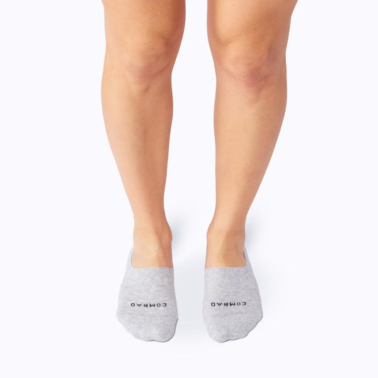 Combed Cotton No Show Socks - 3 Pack