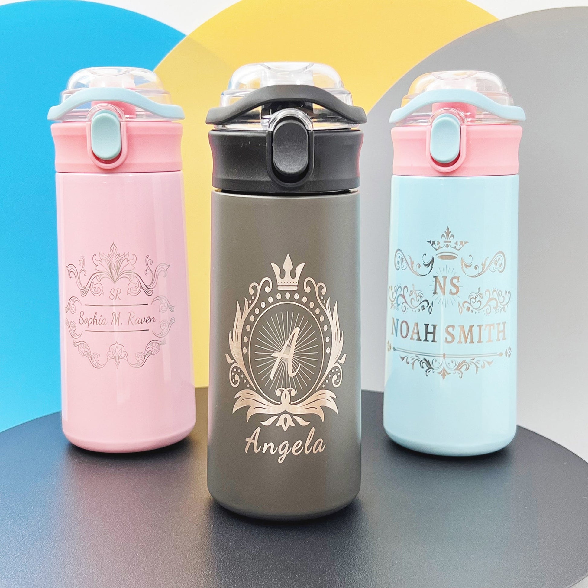 Customized Name Tumbler - Personalized Laser Engraved Insulated Tumbler