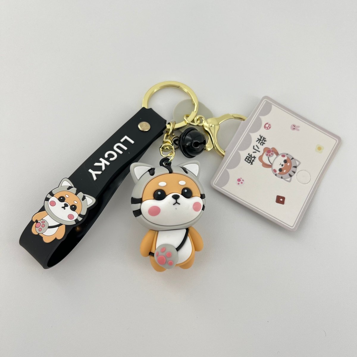 Cute Shiba Inu Keychains for Women's Car Keys, Durable and Kawaii