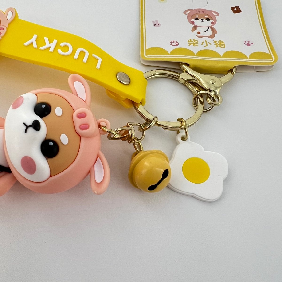 Cute Shiba Inu Keychains for Women's Car Keys, Durable and Kawaii