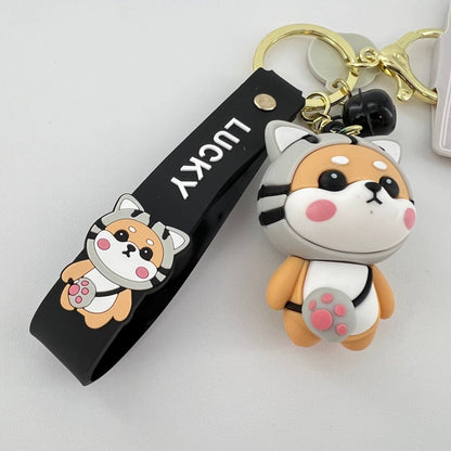 Cute Shiba Inu Keychains for Women's Car Keys, Durable and Kawaii