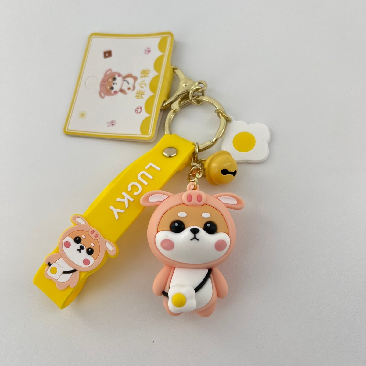 Cute Shiba Inu Keychains for Women's Car Keys, Durable and Kawaii