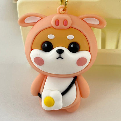 Cute Shiba Inu Keychains for Women's Car Keys, Durable and Kawaii