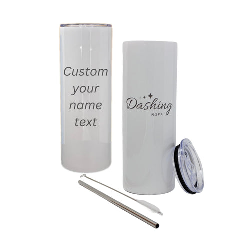 Dashing Nova™ 20oz Skinny Tumbler with Straw Brush Gift Box Ribbon