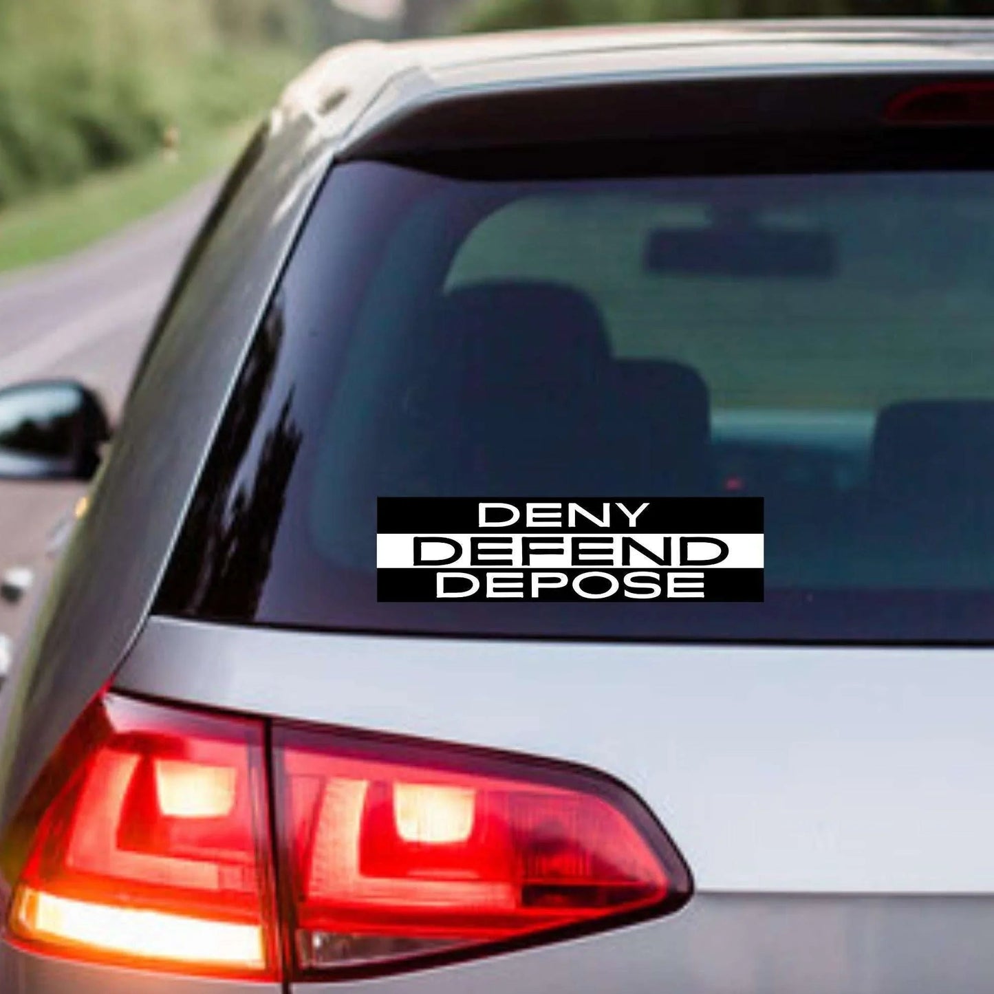 Deny Defend Depose (Black & White)