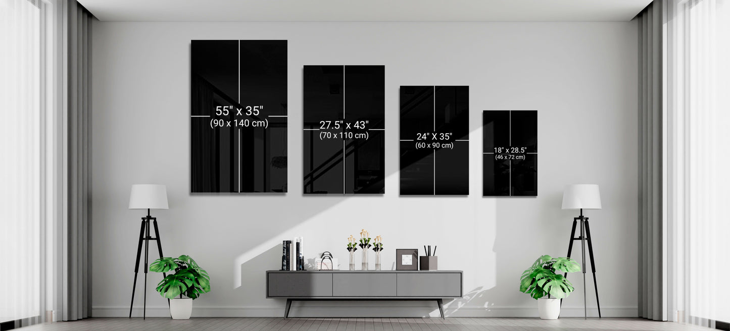 Dark Queen Glass Wall Art