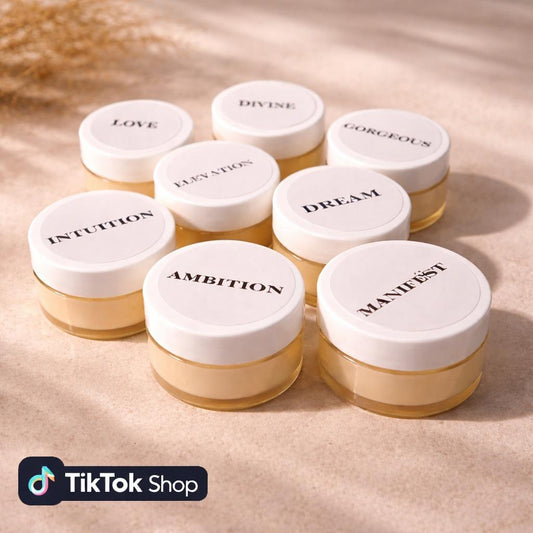 8PCS Perfume Butter Discovery Set | Try All Scents Before Choosing Your Favorite including LOVE, DIVINE, GORGEOUS, ELEVATION, DREAM, AMBITION, MANIFEST, INTUITION - Shaketea