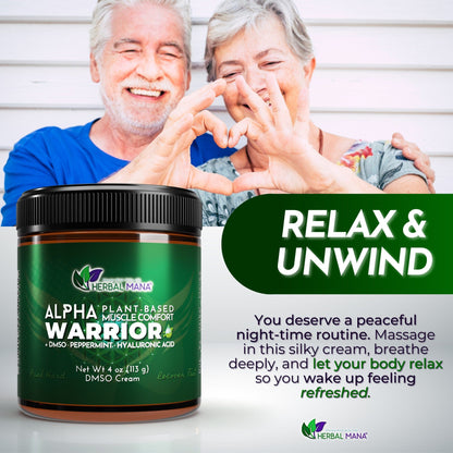 DMSO Cream for Joint & Muscle Recovery | Alpha Warrior - Shaketea