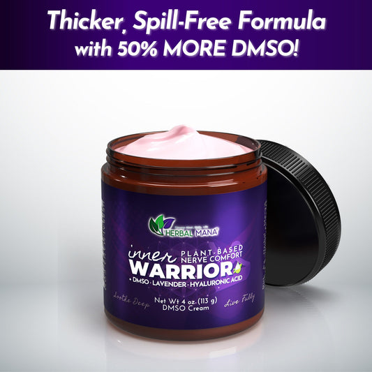 DMSO Cream for Nerve Pain Relief & Sleep | Inner Warrior - Shaketea