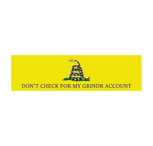 Don't Check for my Grindr Account
