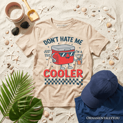 Don't Hate Me Cuz I'm A Little Cooler Kids T-Shirt, Funny Cool Summer Tee for Youth