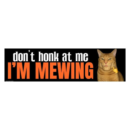 Don't Honk at Me, I'm Mewing (Chad Cat)