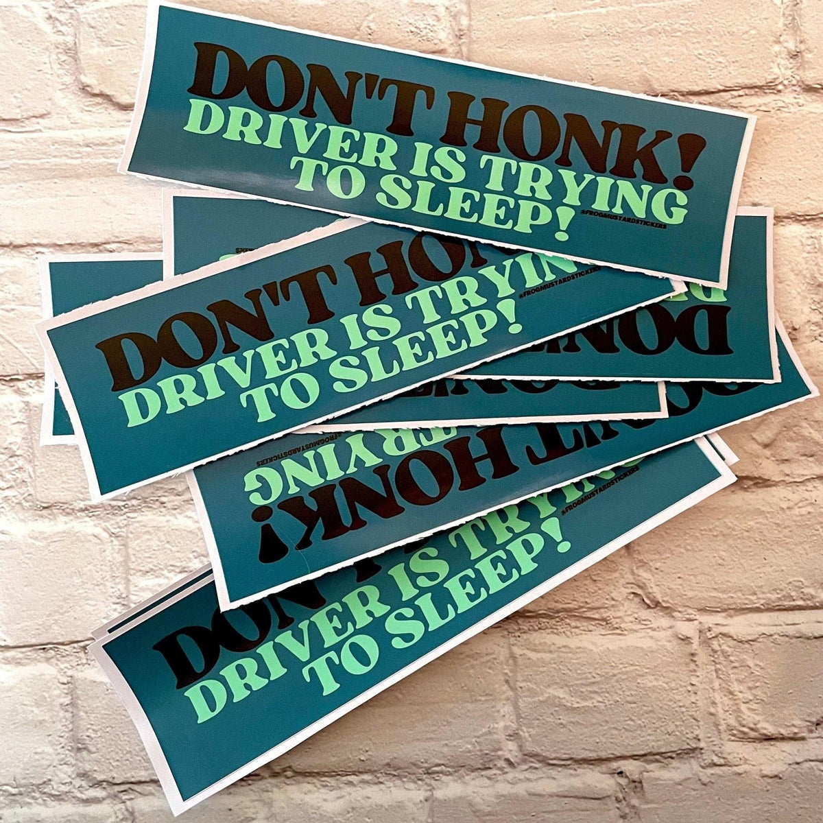 Don't Honk! Driver is Trying to Sleep!