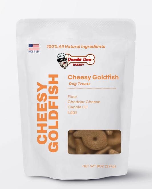 Homemade Dog Treats - Cheesy Goldfish 1/2lb 🐶 - Shaketea