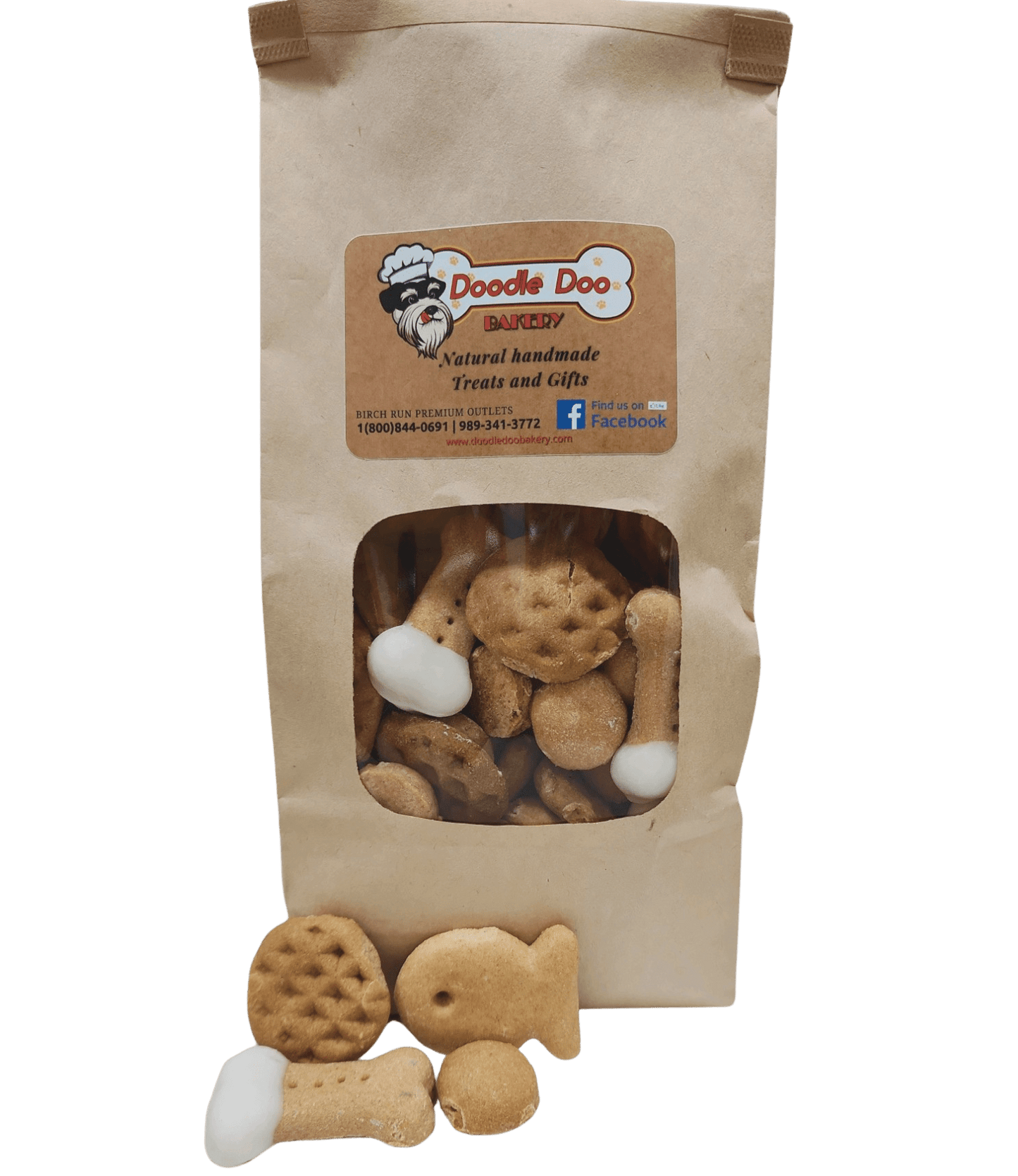 Homemade Dog Treat Party Bag – 1 lb Variety Mix