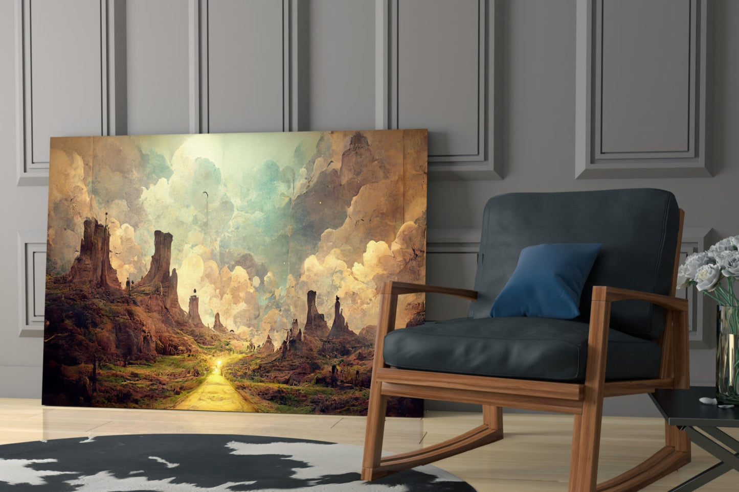 Road to the End Glass Art  || Designer Collection