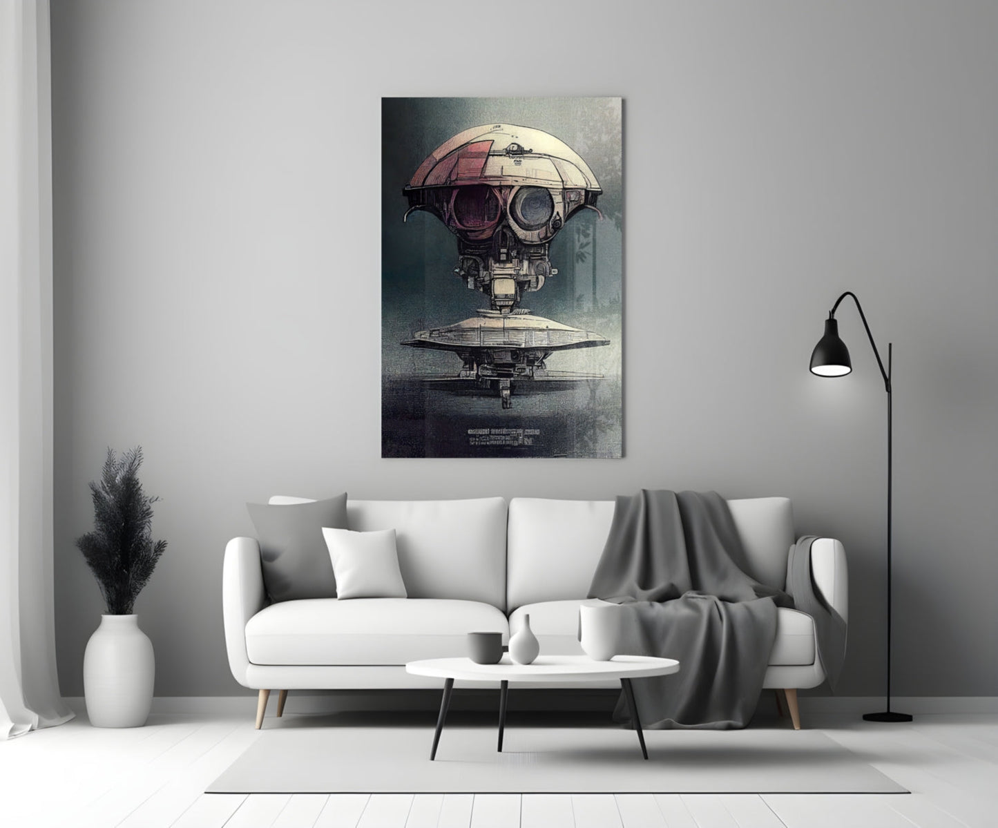 The Arrival Glass Wall Art || Designer Collection