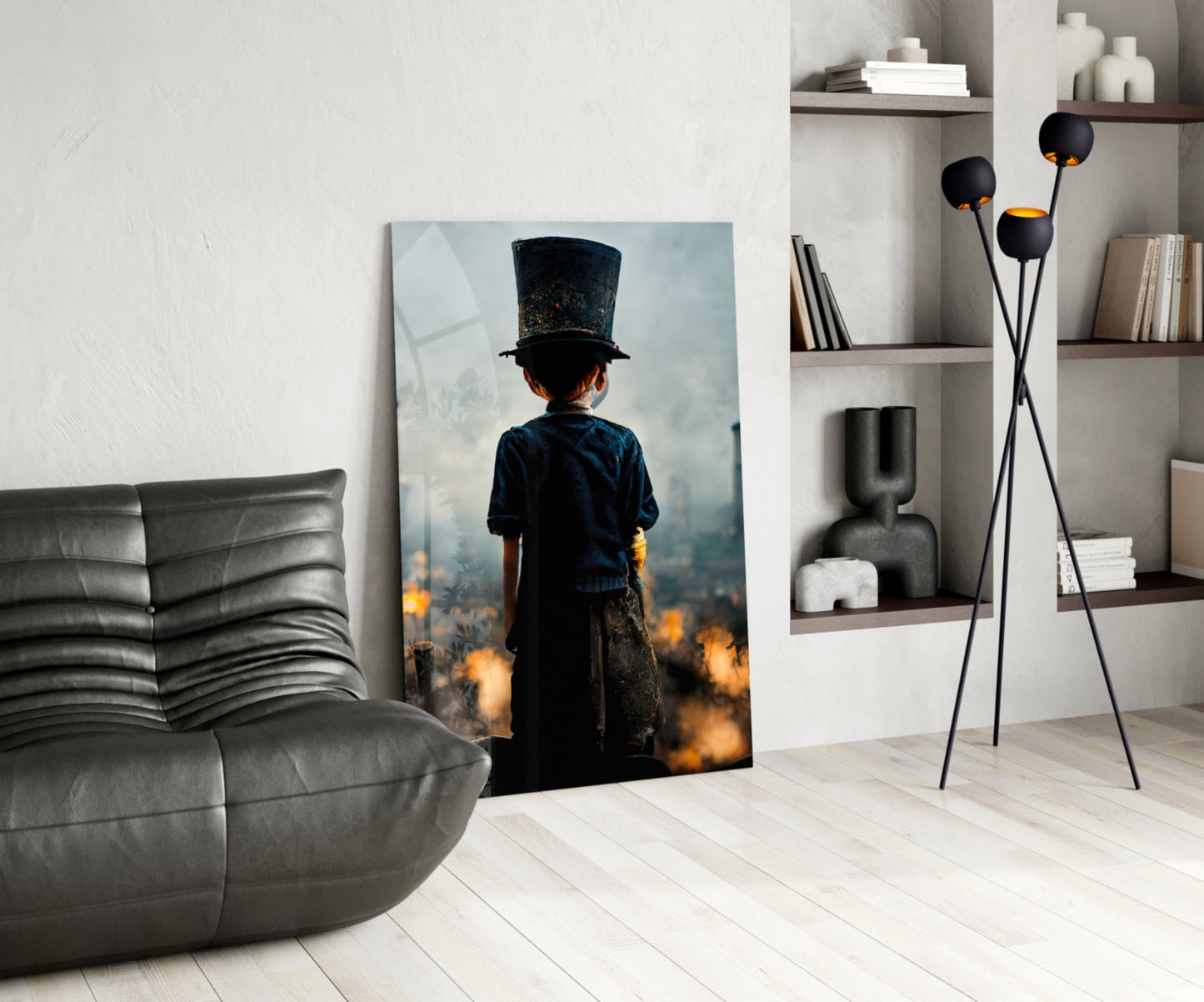 Burning the Past Glass Art  || Designer Collection