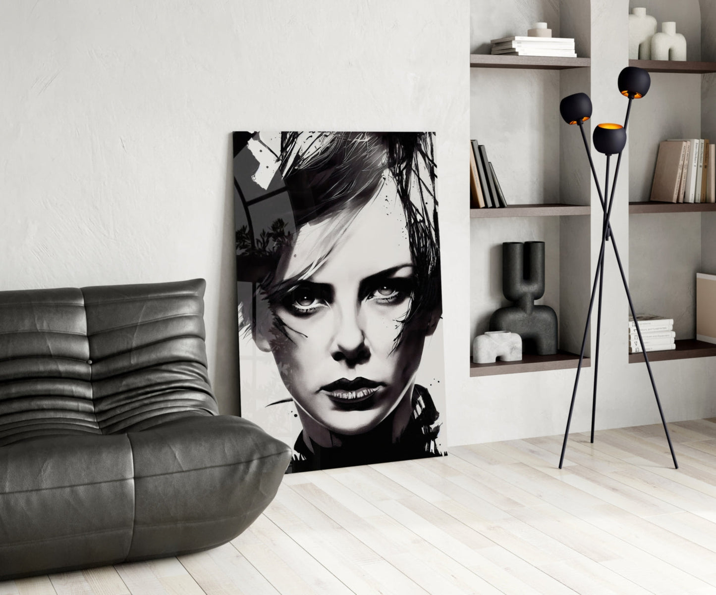The Bellicose Glass Wall Art || Designer Collection