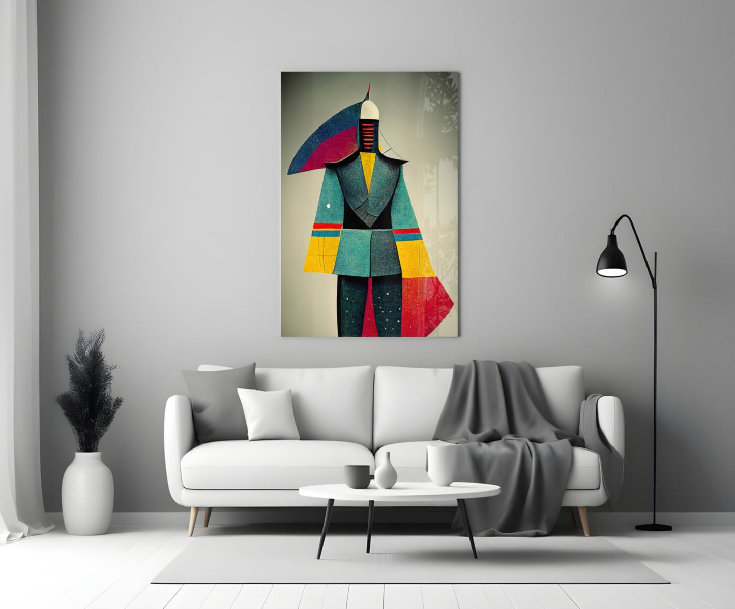 Colored Man Glass Art  || Designers Collection