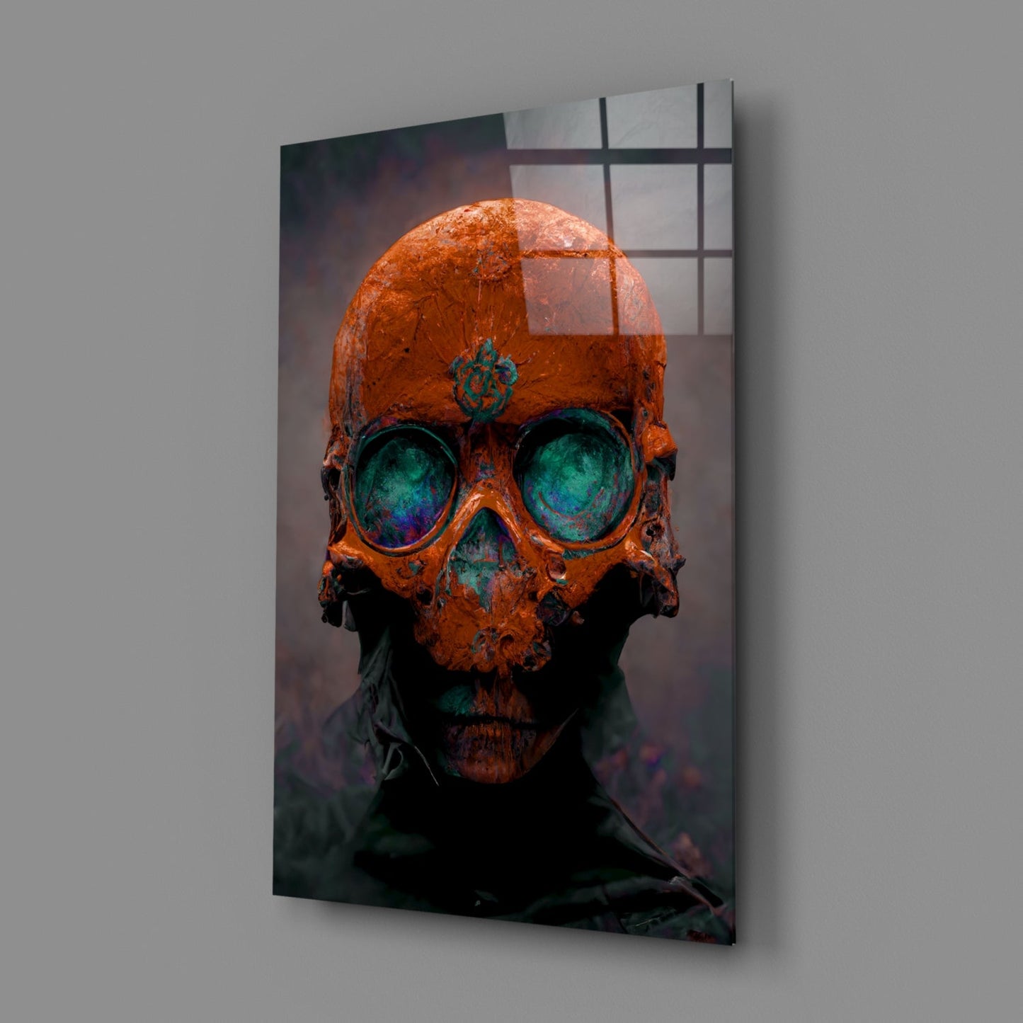 Skull Glass Art  || Designer Collection