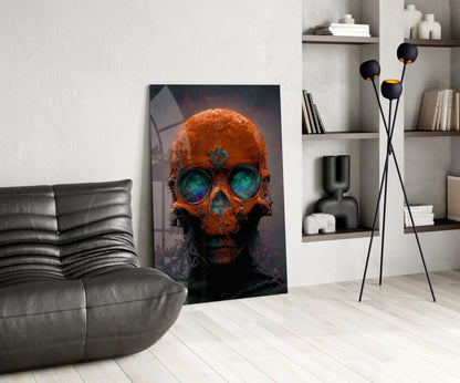 Skull Glass Art  || Designer Collection
