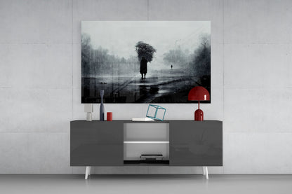 Loneliness Glass Art  || Designer Collection