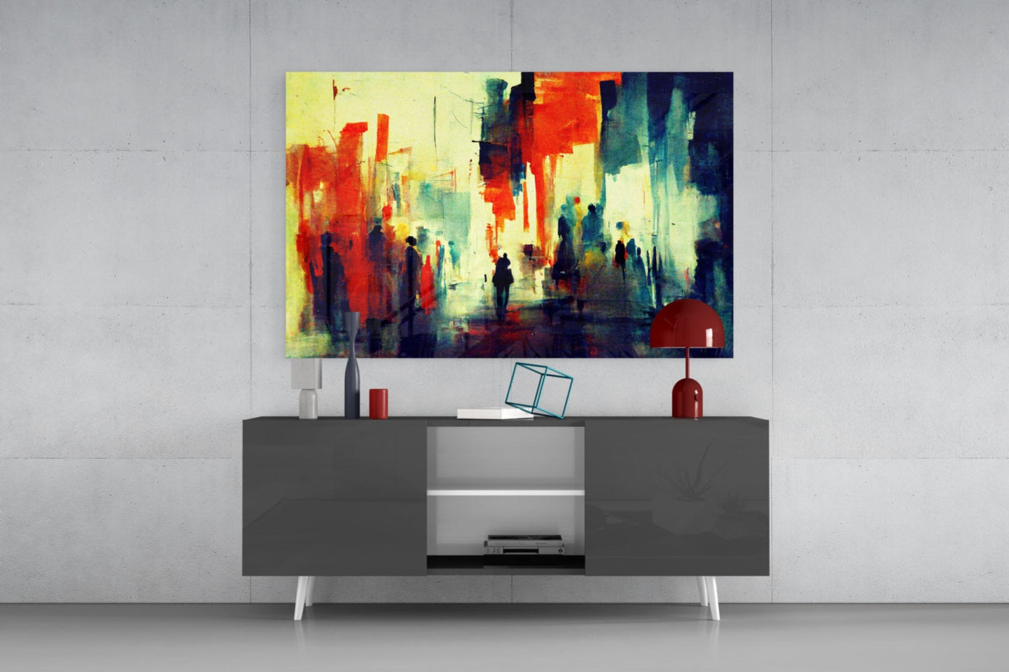 Silhouettes Glass Wall Art  || Designer Collection