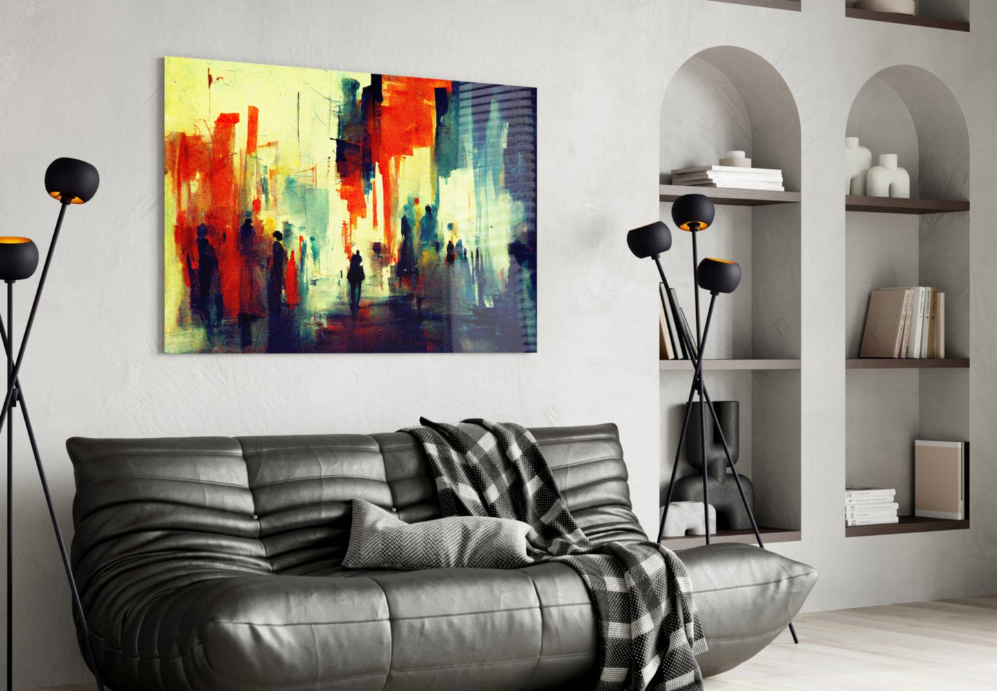 Silhouettes Glass Wall Art  || Designer Collection