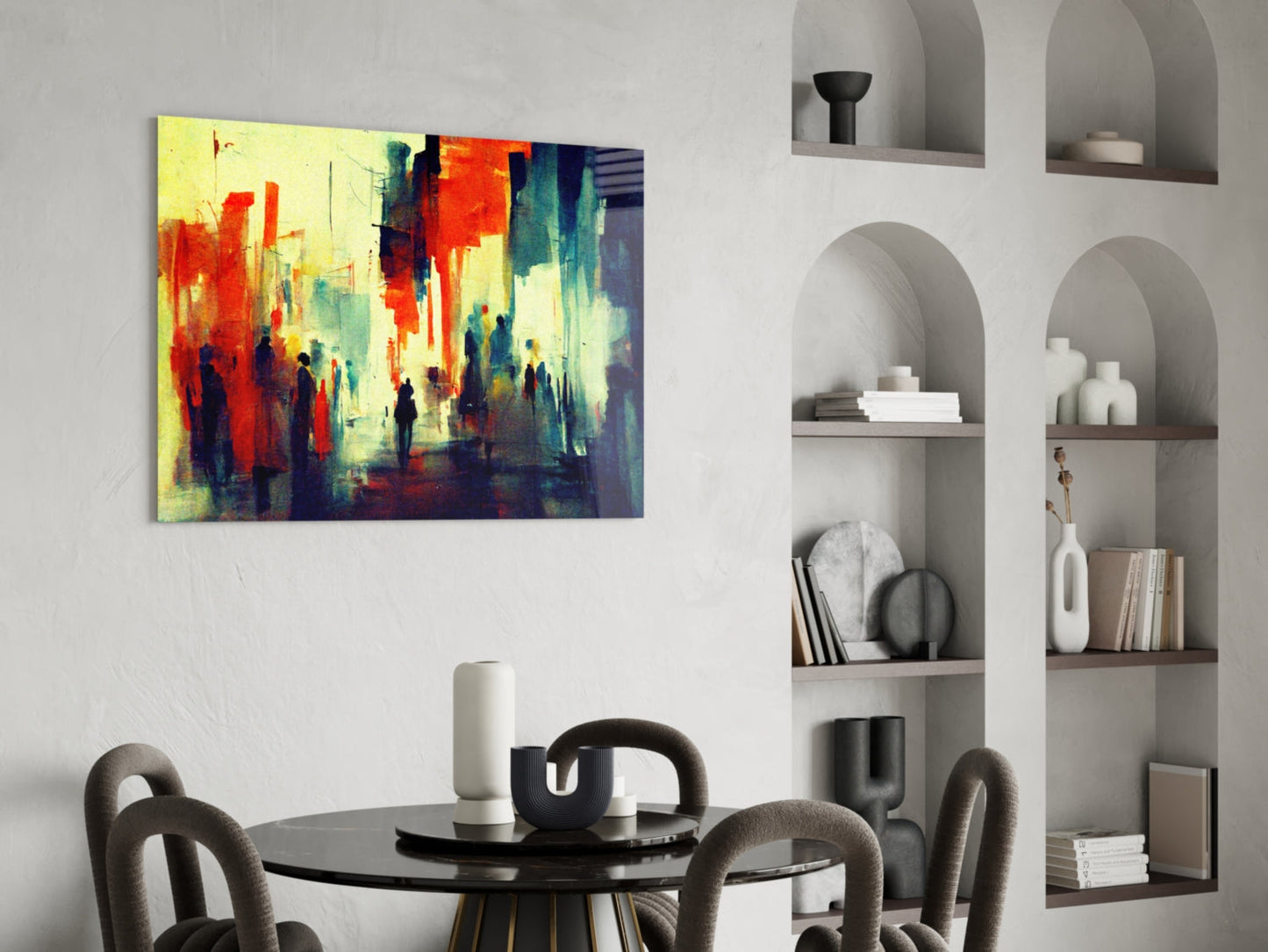 Silhouettes Glass Wall Art  || Designer Collection