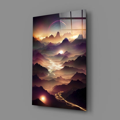 Lavas Glass Wall Art  || Designer Collection