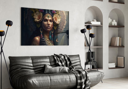 Flower Master Glass Wall Art  || Designer Collection
