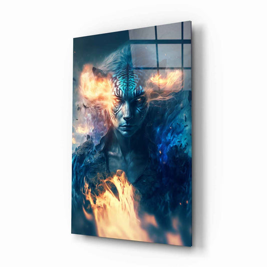 Epic Tiger Glass Wall Art  || Designers Collection