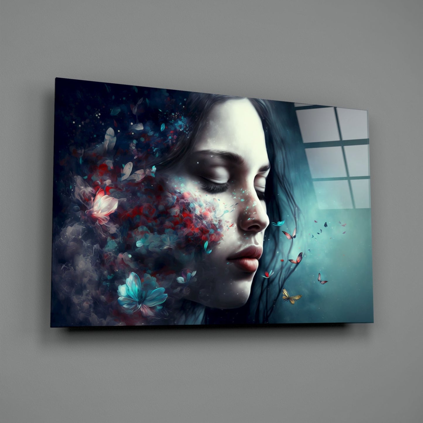 Butterfly Dreams Glass Wall Art  || Designer Collection