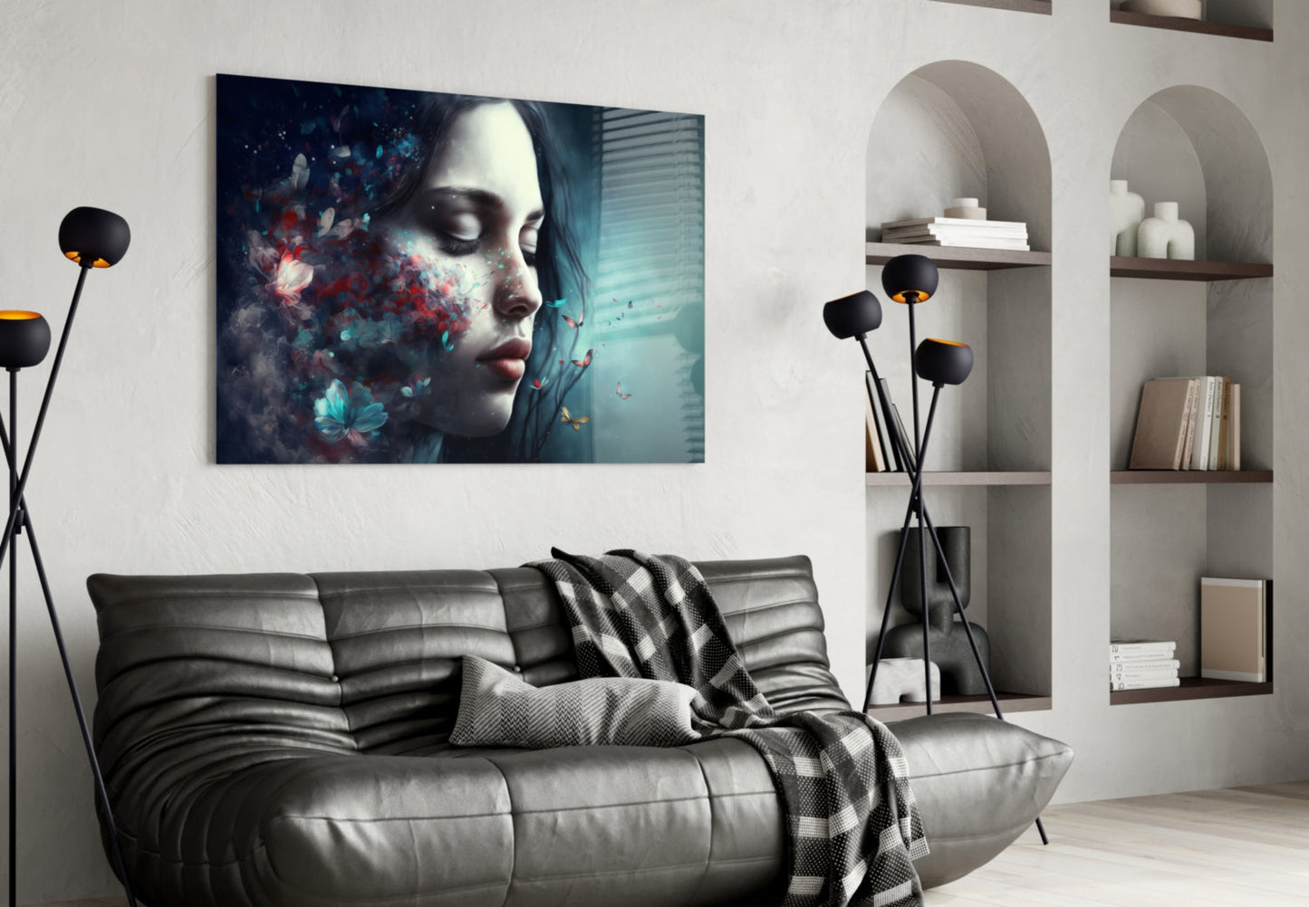 Butterfly Dreams Glass Wall Art  || Designer Collection
