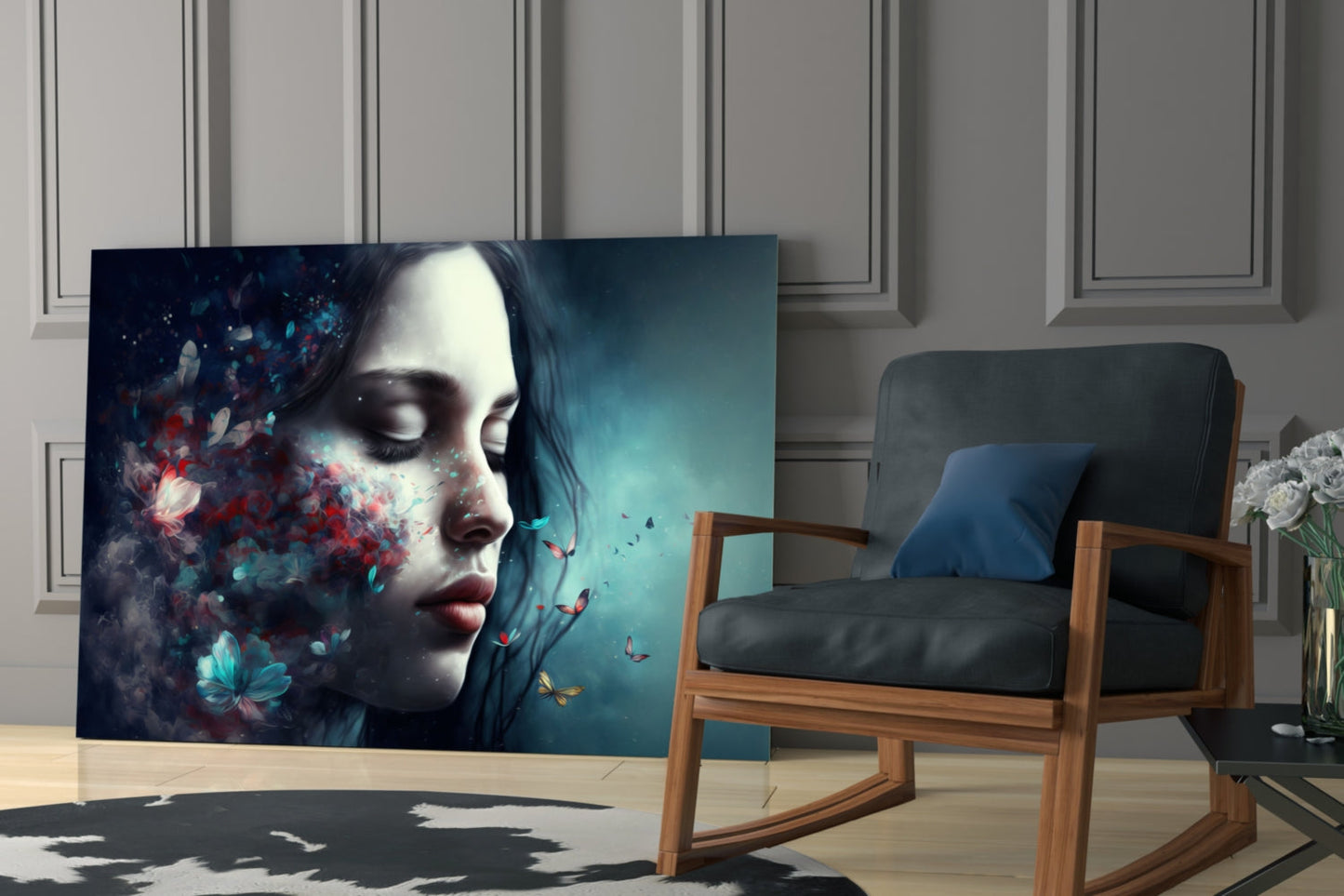 Butterfly Dreams Glass Wall Art  || Designer Collection
