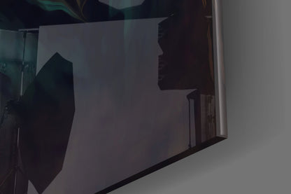 Leonardo da Vinci Glass Wall Art  || Designer Collection