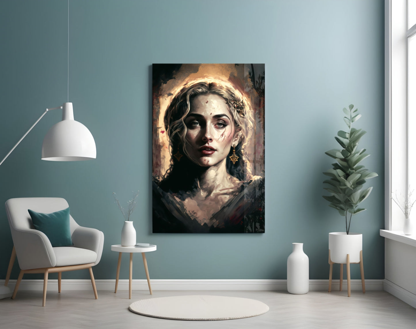 Madonna Glass Wall Art  || Designer Collection