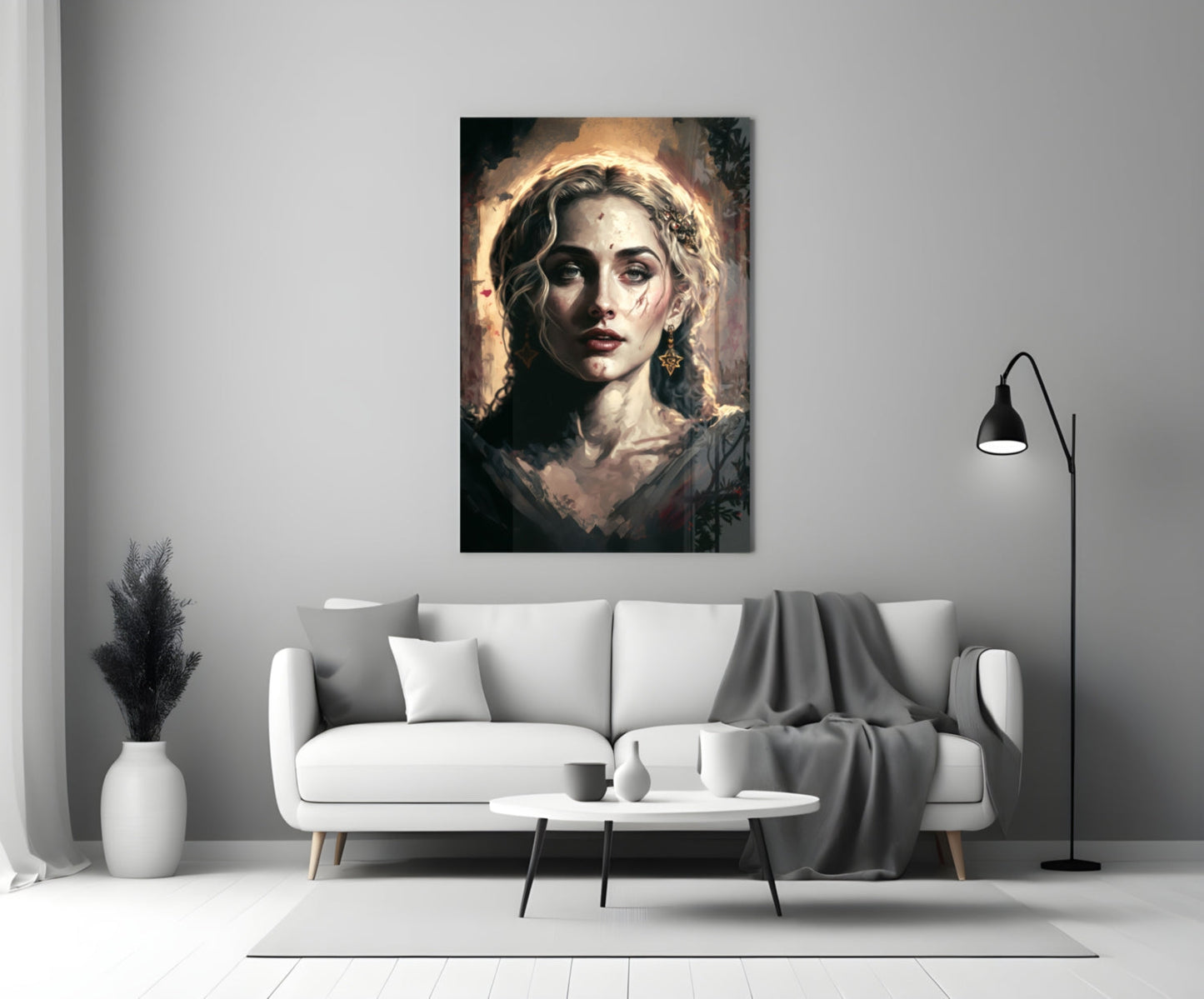 Madonna Glass Wall Art  || Designer Collection