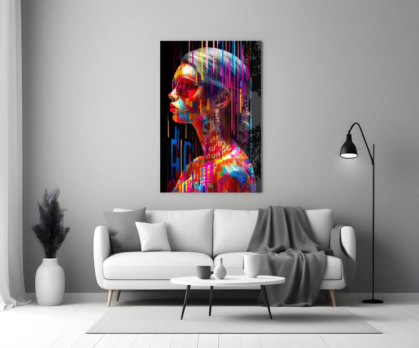 Beauty in Colors Glass Wall Art || Designer Collection