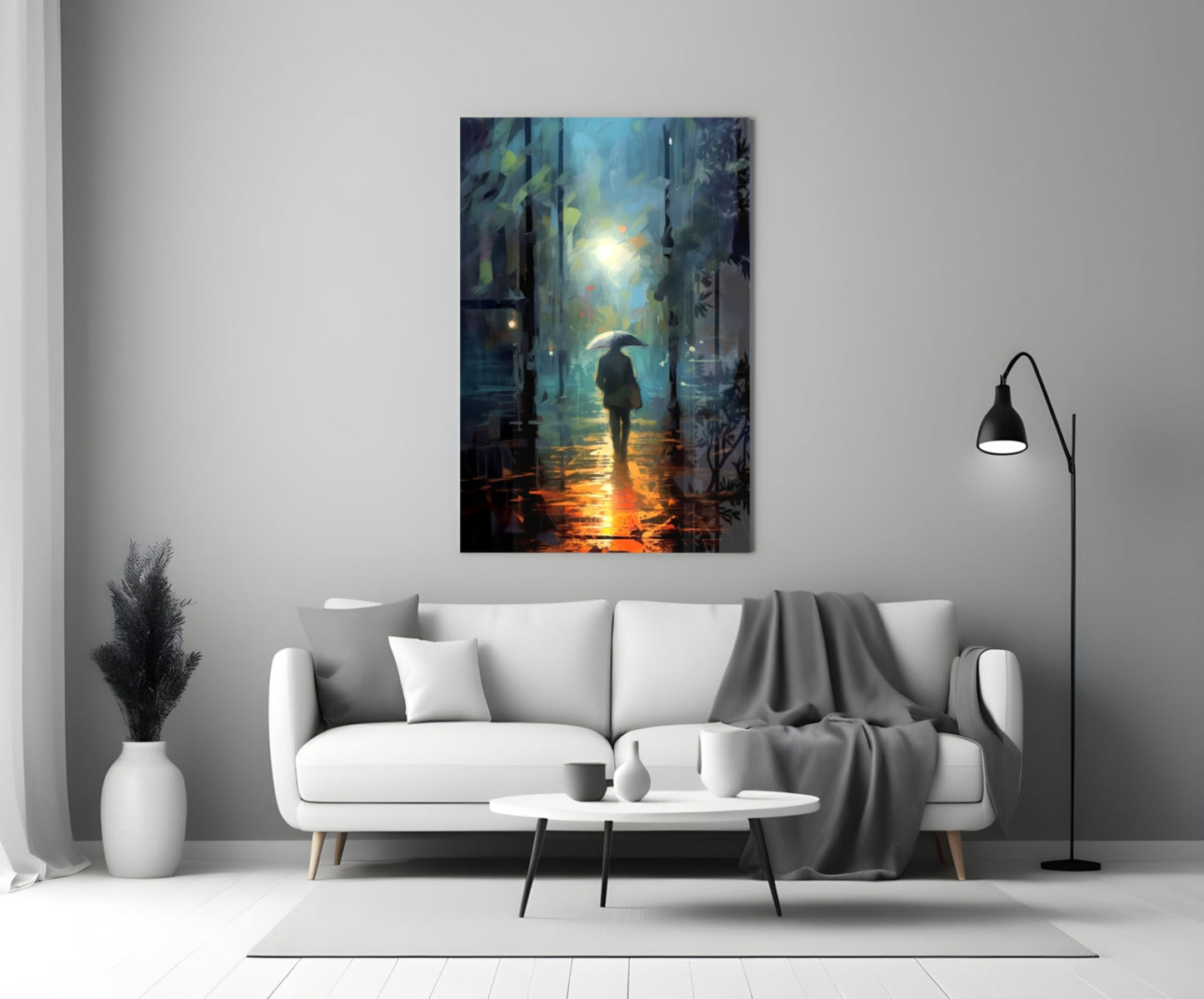 Alone Glass Wall Art || Designer Collection