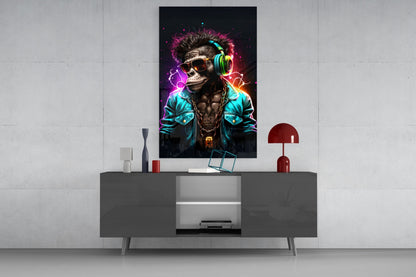 Feel the Music Glass Wall Art|| Designer's Collection