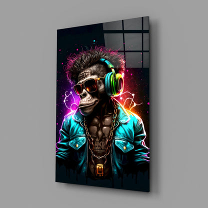 Feel the Music Glass Wall Art|| Designer's Collection