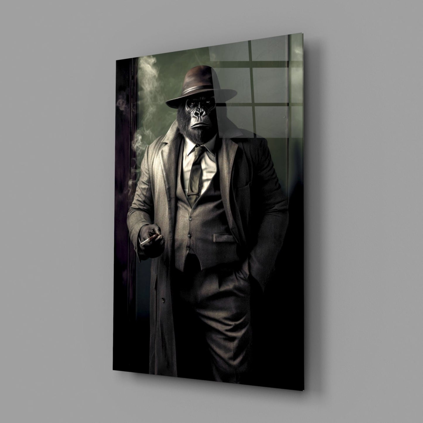 Mr, Inspector Glass Wall Art|| Designer's Collection