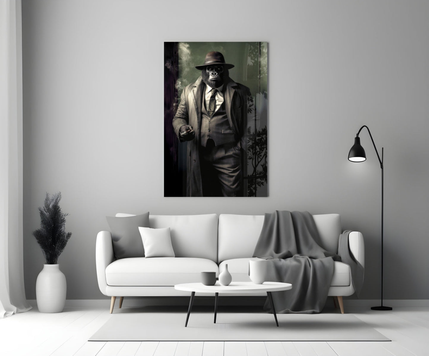 Mr, Inspector Glass Wall Art|| Designer's Collection