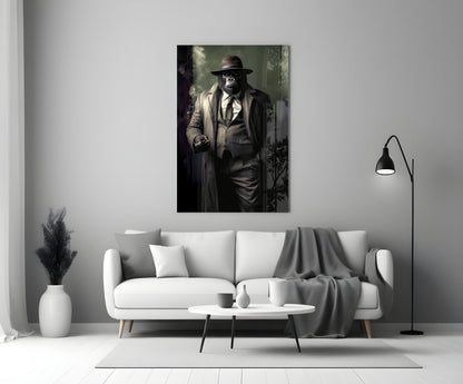 Mr, Inspector Glass Wall Art|| Designer's Collection