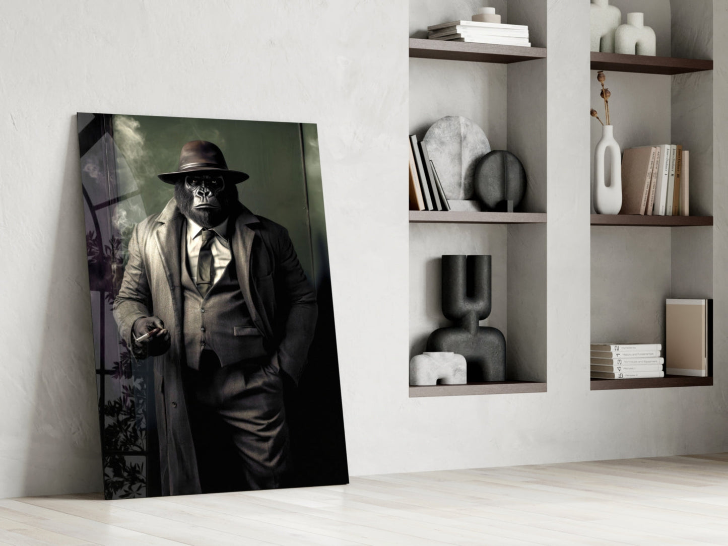 Mr, Inspector Glass Wall Art|| Designer's Collection