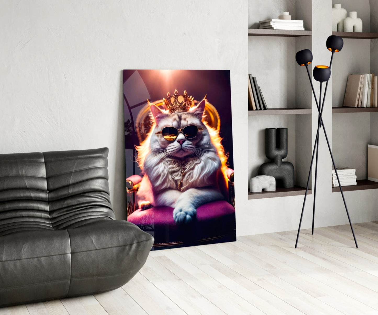The Queen Glass Wall Art|| Designer's Collection