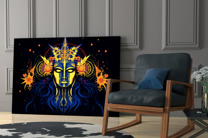 Astrologer Glass Wall Art|| Designer's Collection